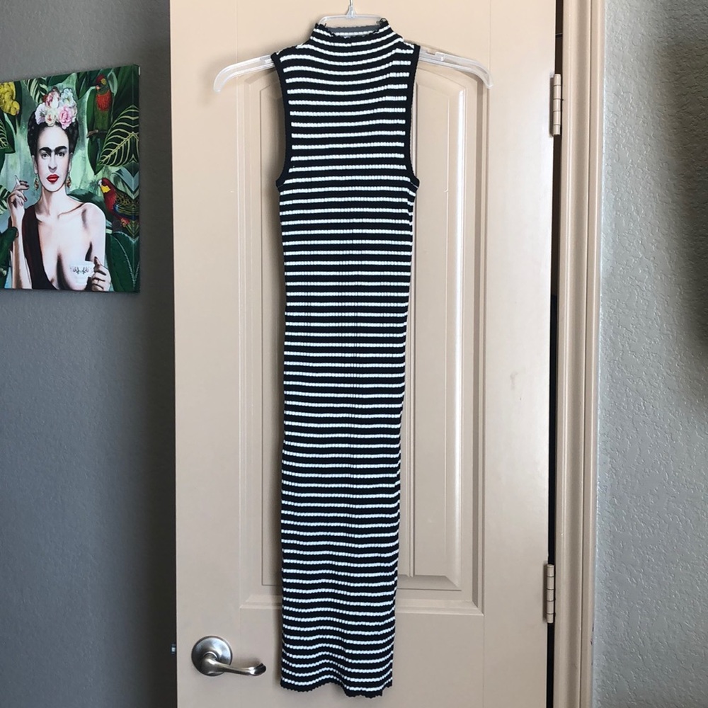 Stretchy striped dress